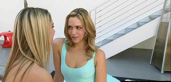  (Mia Malkova & Kenna James) Teen Hot Lesbians Girls Play In front Of Cam vid-21